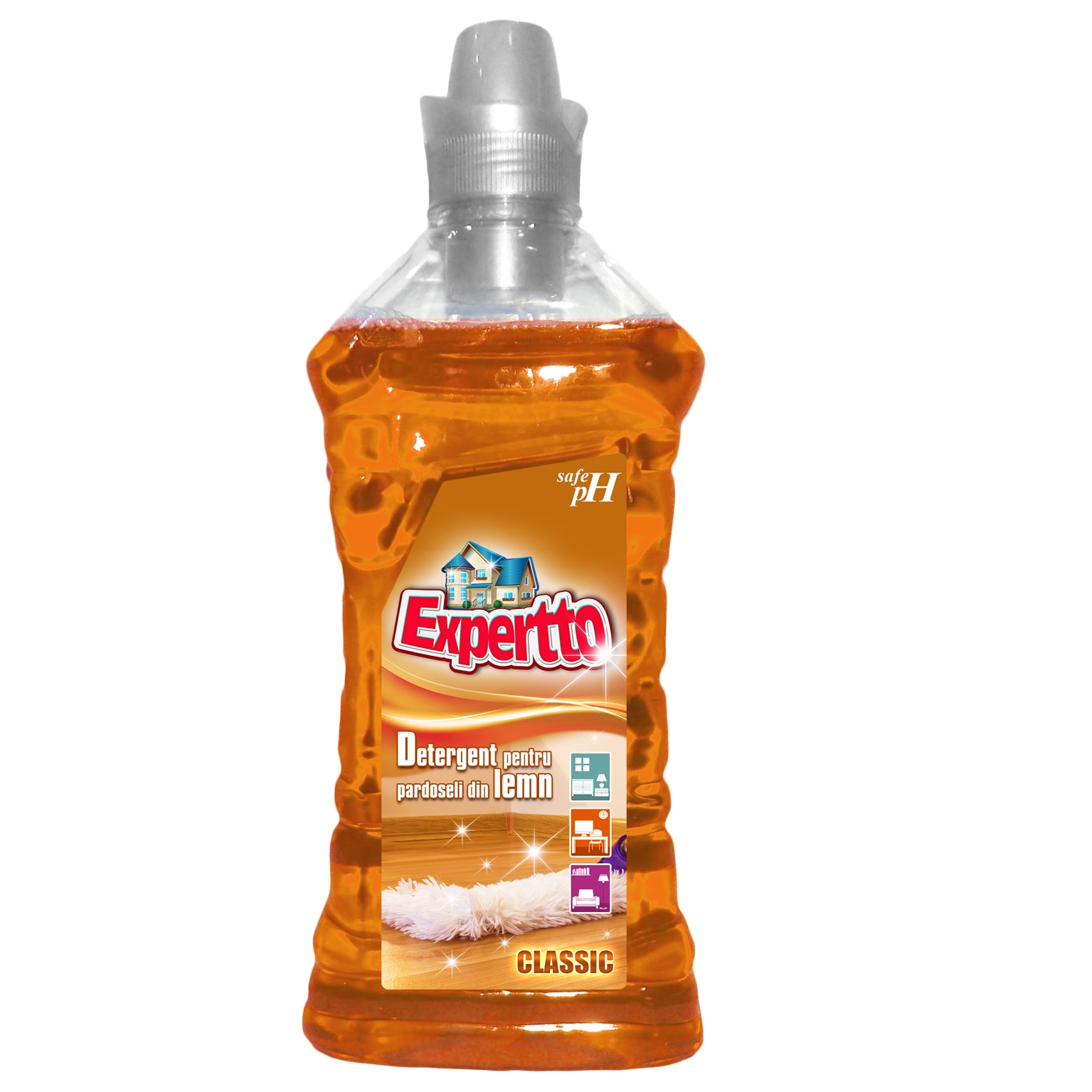 Detergent Expertto Clasic pentru pardoseli din lemn, 1l