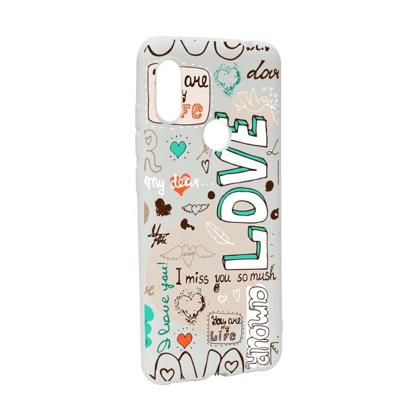 Husa Xiaomi Mi Max 3, Silicon, Love February W25