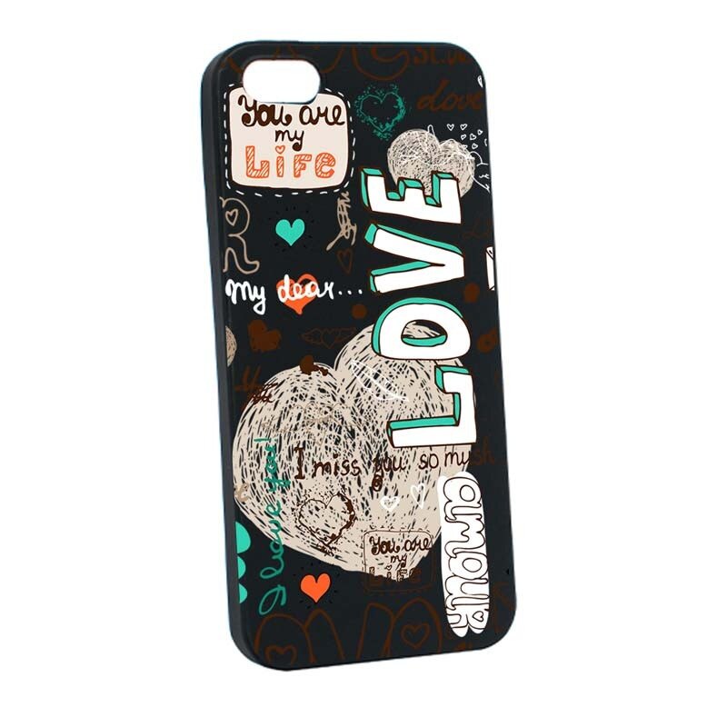 Husa Apple iPhone SE / 5S / 5, Silicon, Love February B25