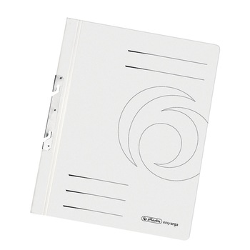 Dosar incopciat 1/1 Herlitz A4, Alb Dosar incopciat 1/1 Herlitz A4, Alb