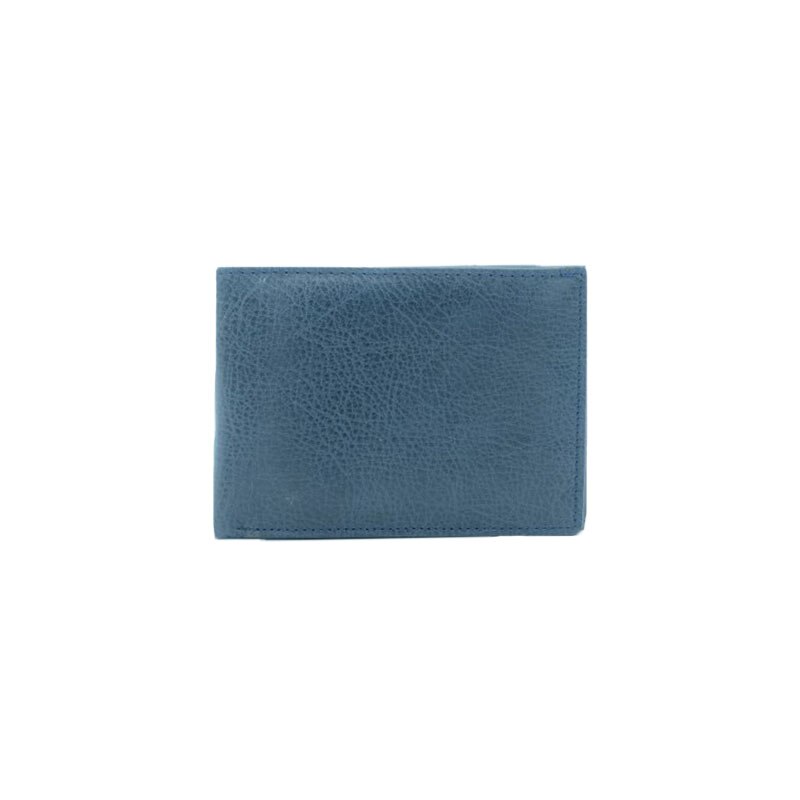 Portofel din piele barbati Hassion F025 BM, Bleumarin
