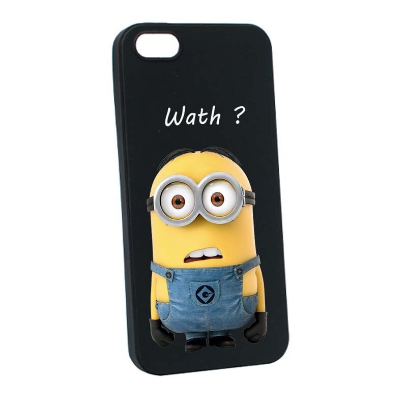 Husa Apple iPhone SE / 5S / 5, Silicon, Minion Wath? B27