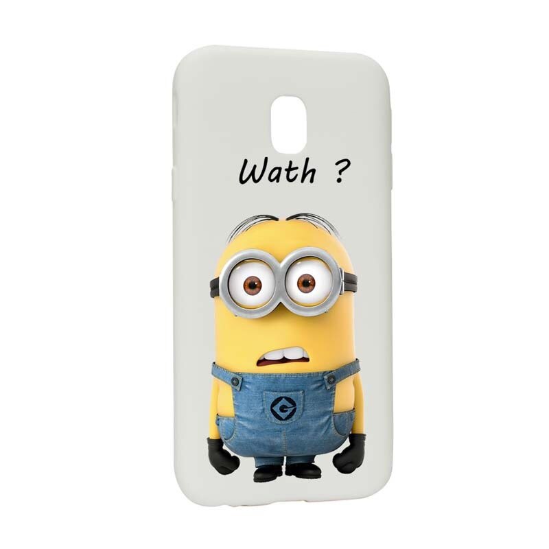Husa Samsung Galaxy J7 2018, Silicon, Minion Wath? W27