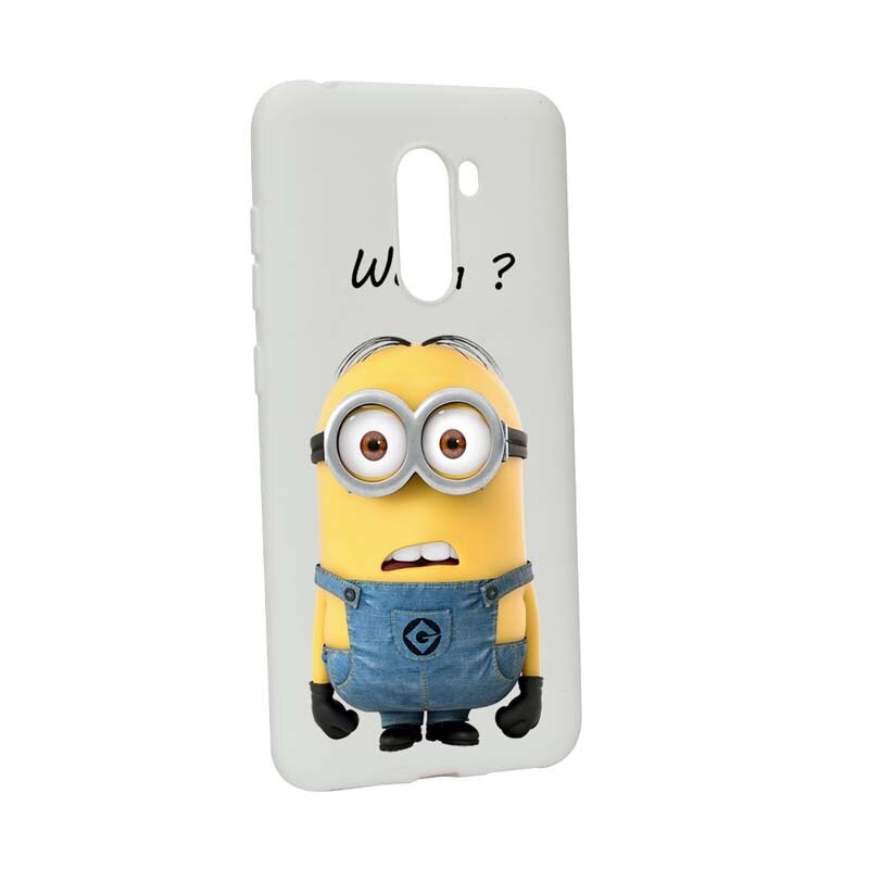 Husa Xiaomi PocoPhone F1, Silicon, Minion Wath? W27