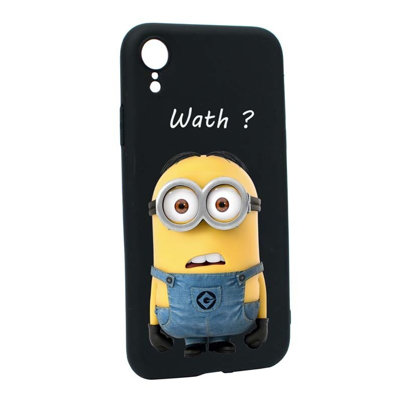 Husa Apple iPhone XR, Silicon, Minion Wath? B27