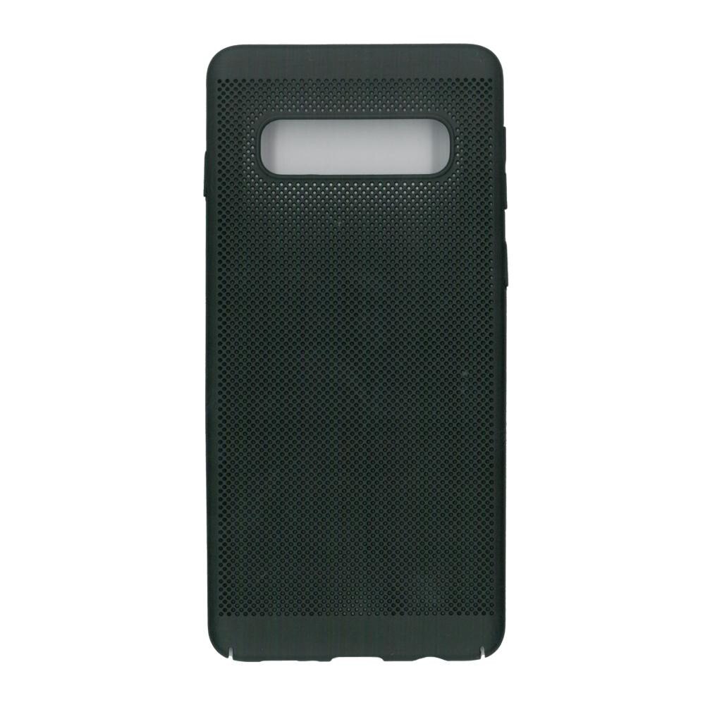 Husa de protectie spate, EuroCell Air, cu perforatii pentru Samsung Galaxy S10 Plus,Negru