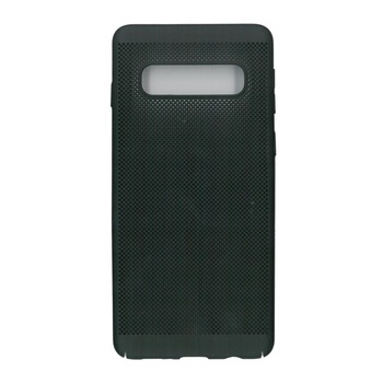 Husa de protectie spate, EuroCell Air, cu perforatii pentru Samsung Galaxy S10 Plus,Negru Husa de protectie spate, EuroCell Air, cu perforatii pentru Samsung Galaxy S10 Plus,Negru