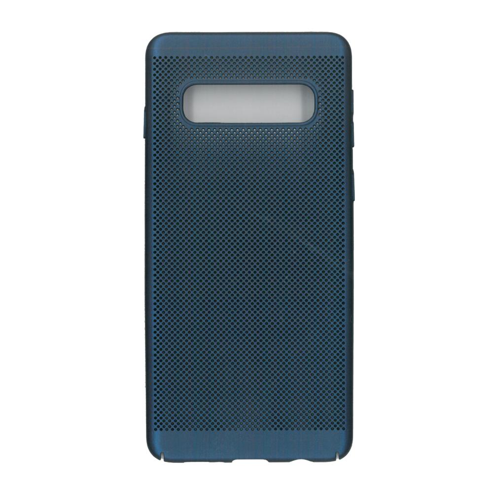 Husa de protectie spate, EuroCell Air Case, cu perforatii pentru Samsung Galaxy S10 Plus,Albastru