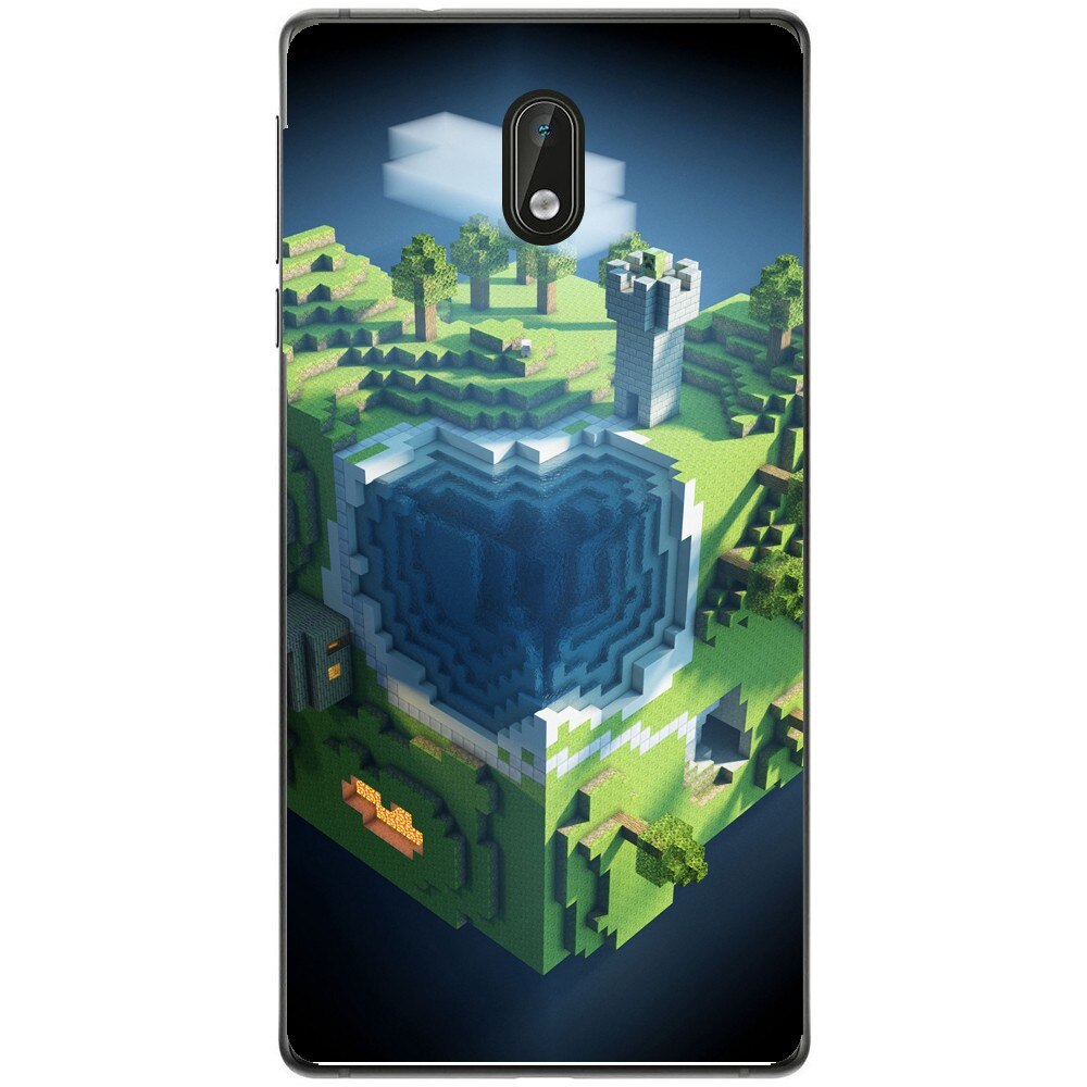 Husa Minecraft planet Nokia 3 - eMAG.ro