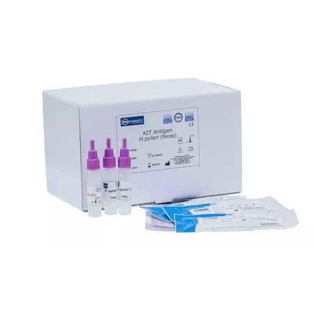 Test Pentru Determinarea Infectiei Cu Helicobacter Pylori Din Scaun Dds Diagnostic 25 Teste Kit Uz Profesional Emag Ro