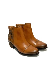 Botine Dama Pikolinos cu detalii metalice, Maro Botine Dama Pikolinos cu detalii metalice, Maro