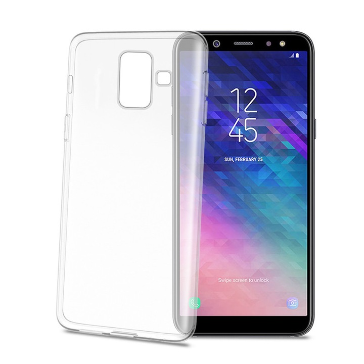 Силиконов гръб Celly GELSKIN, Samsung Galaxy A6 2018 , прозрачен