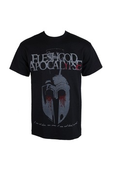 Tricou pentru barbati, Fleshgod Apocalypse, Greek Helmet, Negru, L Tricou pentru barbati, Fleshgod Apocalypse, Greek Helmet, Negru, L