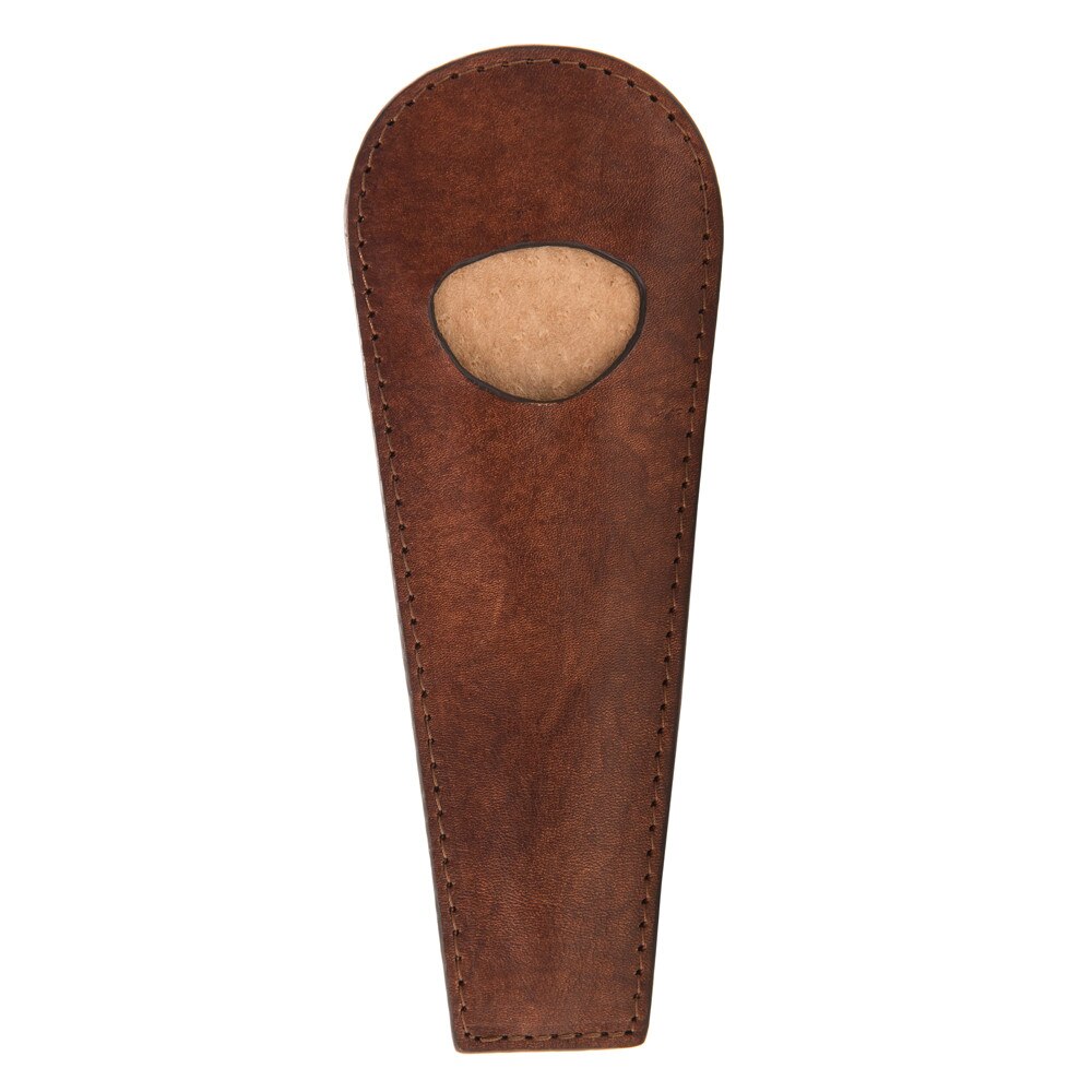 Etui pix Piele naturala, Vintage maro