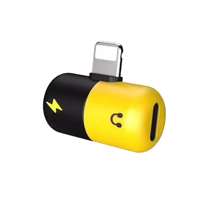 Adaptor 2 in 1 Jack Lightning pentru iPhone X / 8 / 8Plus7 / 7Plus, ipod & ipad