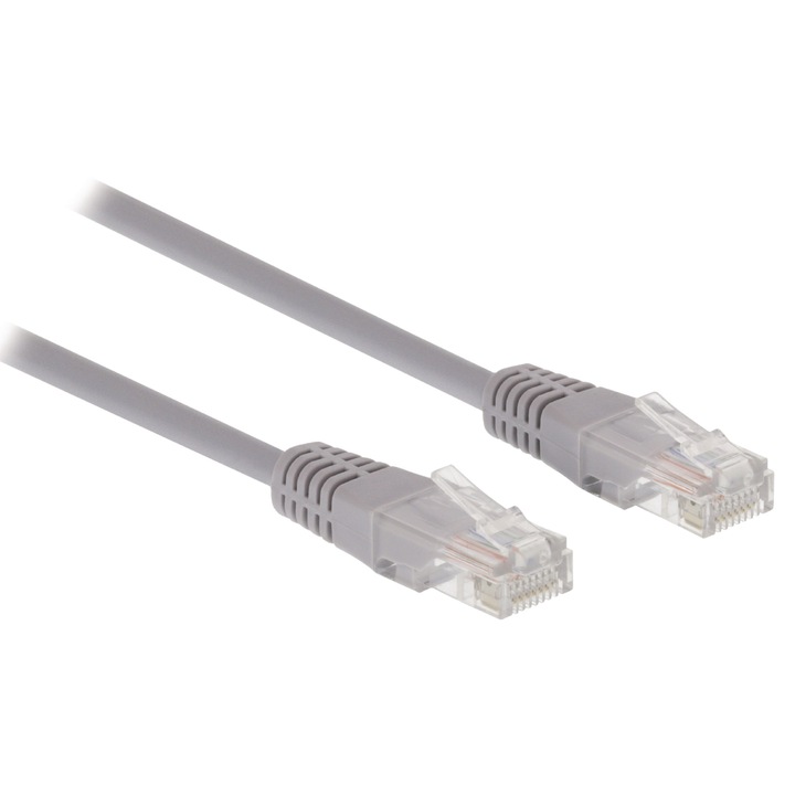 Cablu UTP cat5 mufat 5 m patch cord, Goobay
