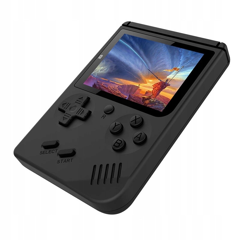 Mini consola portabila Retro Medialove, 168 de jocuri, Negru