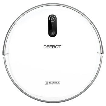 Robot de aspirare Ecovacs Deebot 710, App, Mod Max, Curatare uscata, Smart Navi, Anti-Collision, Google Home si Amazon Echo, Telecomanda, Alb Robot de aspirare Ecovacs Deebot 710, App, Mod Max, Curatare uscata, Smart Navi, Anti-Collision, Google Home si Amazon Echo, Telecomanda, Alb