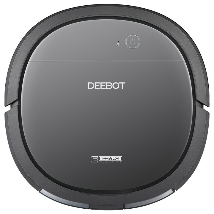 Робот прахосмукачка Ecovacs Deebot Ozmo Slim10, Сензор за скорост, Anti-Collision, Smart Motion, Дистанционно, Черен
