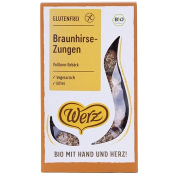 Piscoturi fara gluten din mei ECO 150 g - Werz Piscoturi fara gluten din mei ECO 150 g - Werz