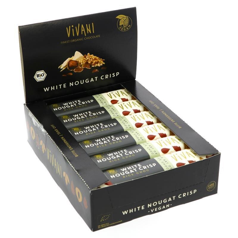 Baton “White nougat crisp” ECO 35 g - Vivani