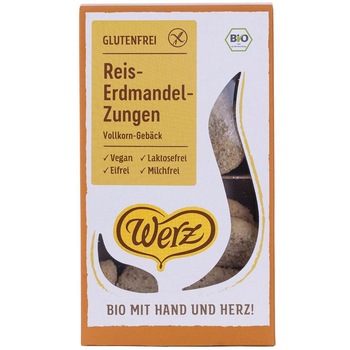 Piscoturi cu fulgi de nuci chufa ECO 100 g - Werz Piscoturi cu fulgi de nuci chufa ECO 100 g - Werz