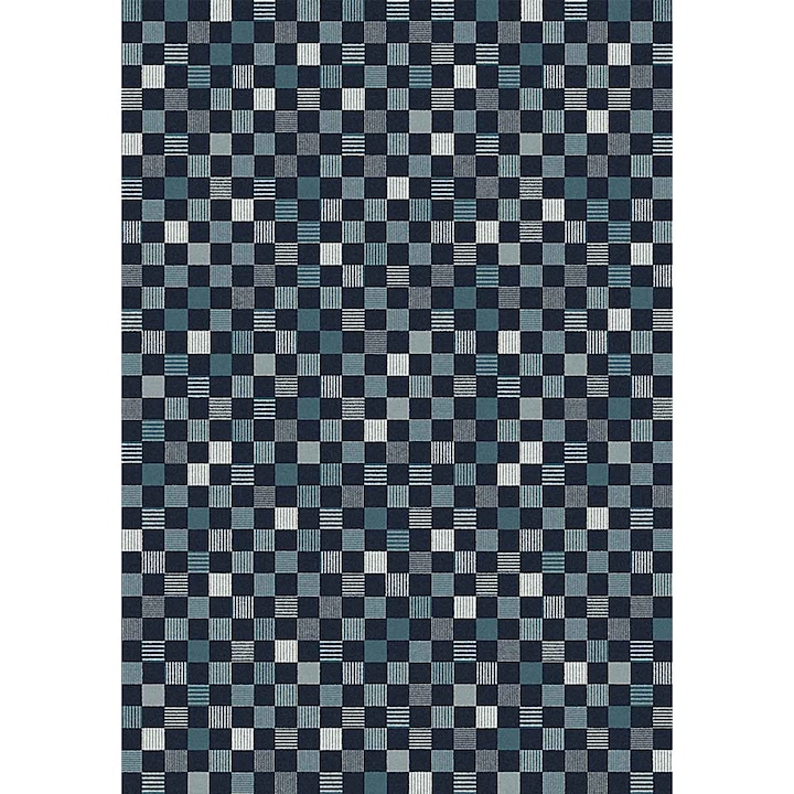 Геометричен килим Elle 60605, Син, 80x150 см