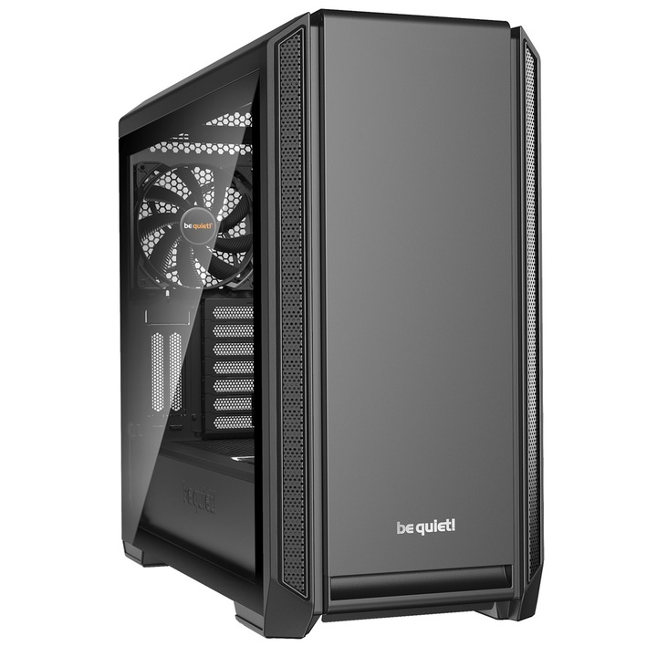 Компютърна кутия be quiet! Silent Base 601 Window, Mid-Tower, Без захранващ блок, E-ATX, Black