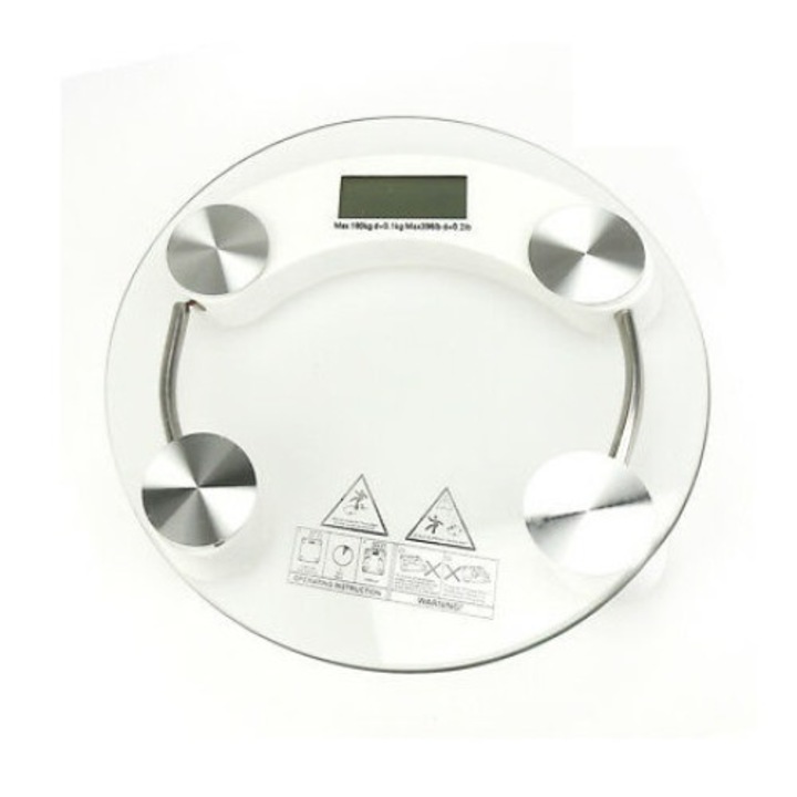 Elektromos személymérleg, digitális kijelzővel, max 180kg