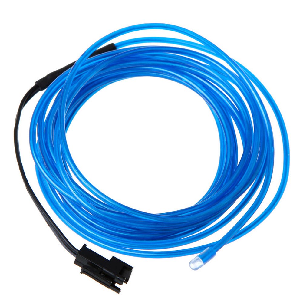 Fir neon iMK, Pentru interiorul autoturismelor, 12V, 5 metri, Flexibil, Albastru