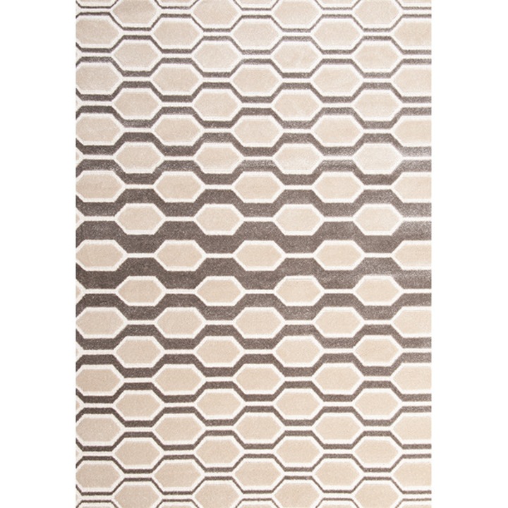 Геометричен килим Reflex 40267 Бежов 120x170 см