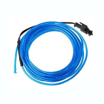 Fir neon iMK, Pentru interiorul autoturismelor, 12V, 1 Metru, Flexibil, Albastru Fir neon iMK, Pentru interiorul autoturismelor, 12V, 1 Metru, Flexibil, Albastru