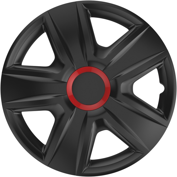 Set 4 buc capace roti Esprit black RR (inel rosu) 15"