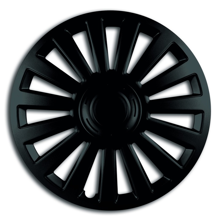 Set 4 buc capace roti Luxury black 16"