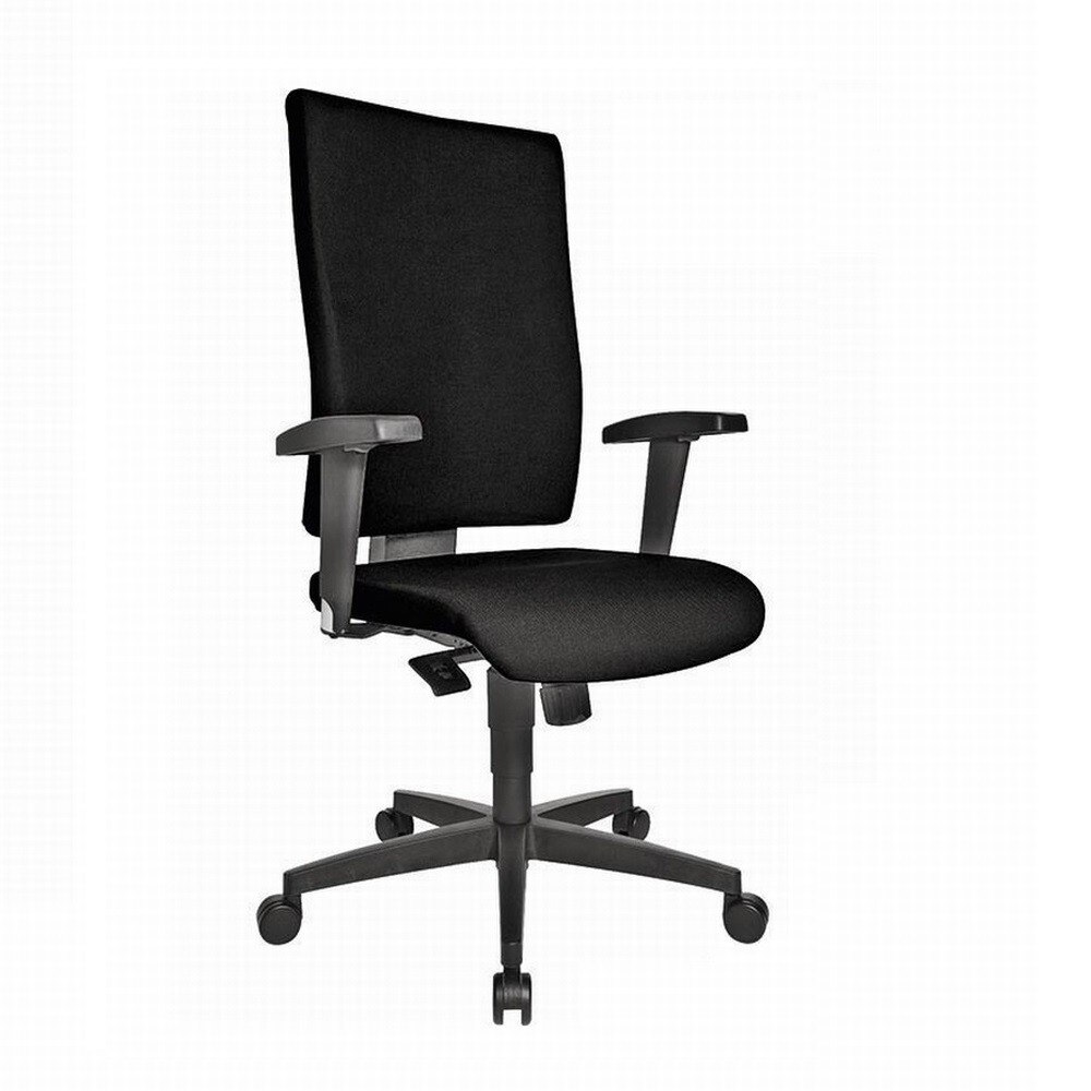 Scaun ergonomic LightStar 20, cu brate reglabile, Negru
