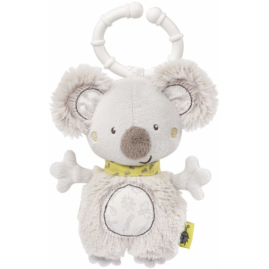 Jucarie zornaitoare mini Fehn Koala, 14 cm, velur moale