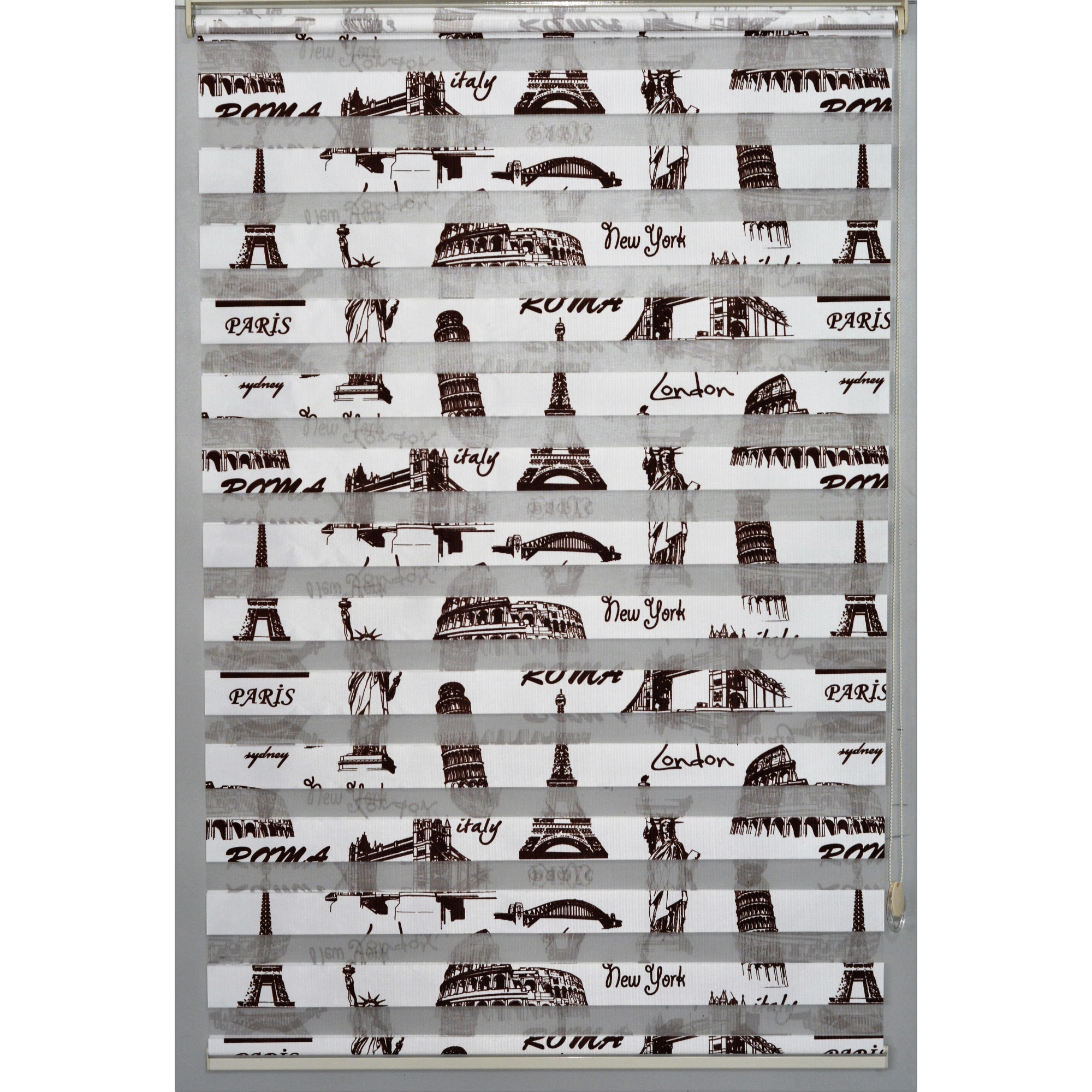 Rulou textil, zebra 410/02 L=80 cm H=140 cm