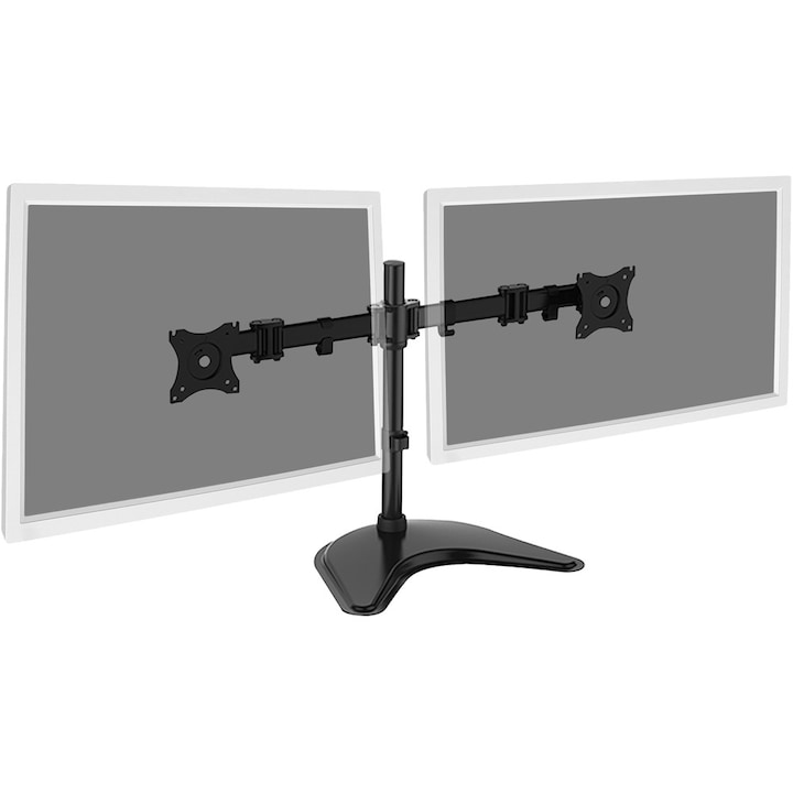 Двойна стойка за монитор / телевизор DIGITUS, Стойка за бюро, самостоятелна, 15 "-27"