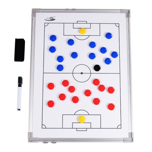 Tabla tactica magnetica antrenor pentru fotbal, Neumann, dimensiune 30 x 45 cm