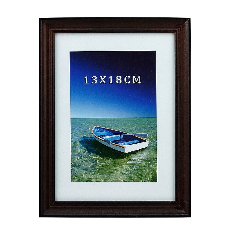 Rama foto Nell 13x18 din lemn, de birou, lemn, aspect vintage, wenghe