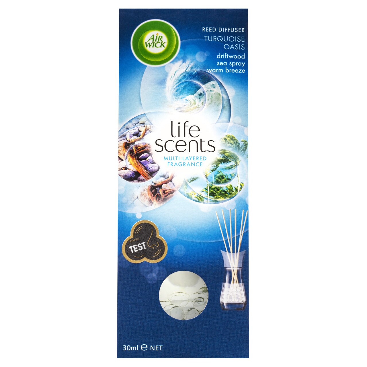 Odorizant camera Air Wick Reed Diffuser life scents Multy Layered Fragrance Turquoise Oasis 30ml