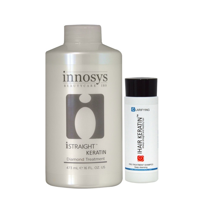 Tratament Intensiv Keratina iStraight Diamond 473ml + Cadou Sampon Clarifiant