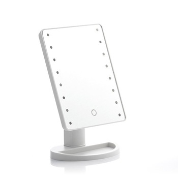 Oglinda cosmetica, 16 LED, InnovaGoods, Alb Oglinda cosmetica, 16 LED, InnovaGoods, Alb