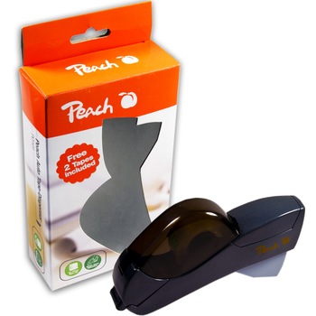 Dispenser banda adeziva 12-19mm cu sistem taiere automata Peach PO101 510992 Dispenser banda adeziva 12-19mm cu sistem taiere automata Peach PO101 510992