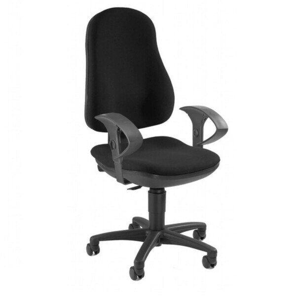 Scaun ergonomic Point 70, cu brate reglabile, Negru