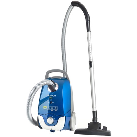 Aspirator cu sac Daewoo RC-150L, 5 L, Tub telescopic, 750 W, Filtru HEPA, Albastru