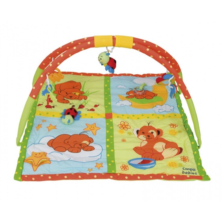 Covoras de joaca pt.bebelusi, figurine multicolor, Canpol, 2/270