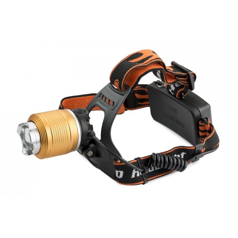 Lanterna frontala LED antisoc TA 283, Zoom si lungime a razei pana la 500 de metri