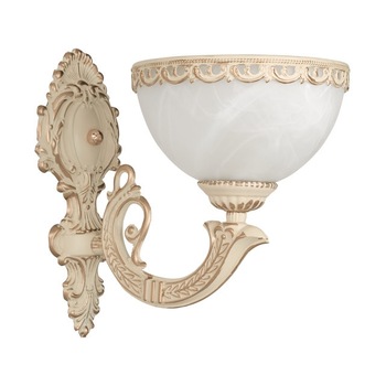 Aplica OLIMPIA-Nowodvorski, 1 brat, E27, clasica, culoare auriu/bej Aplica OLIMPIA-Nowodvorski, 1 brat, E27, clasica, culoare auriu/bej