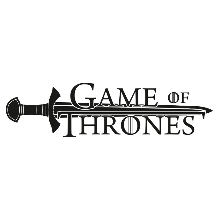 Sticker decorativ perete GAME OF THRONES 80X25 CM